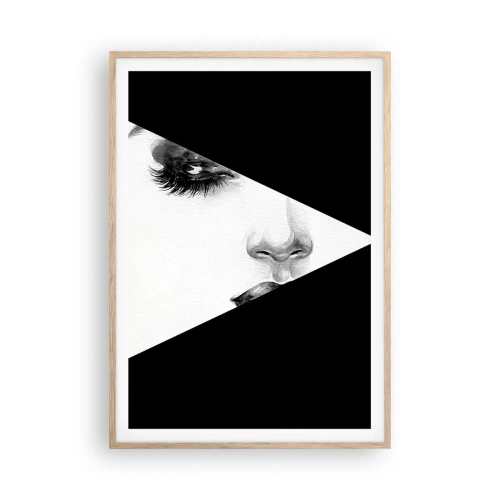 Plakat w ramie jasny dąb - Zawsze nieodkryta - 70x100 cm