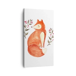 Obraz na płótnie - Mały rudzielec - 45x80 cm