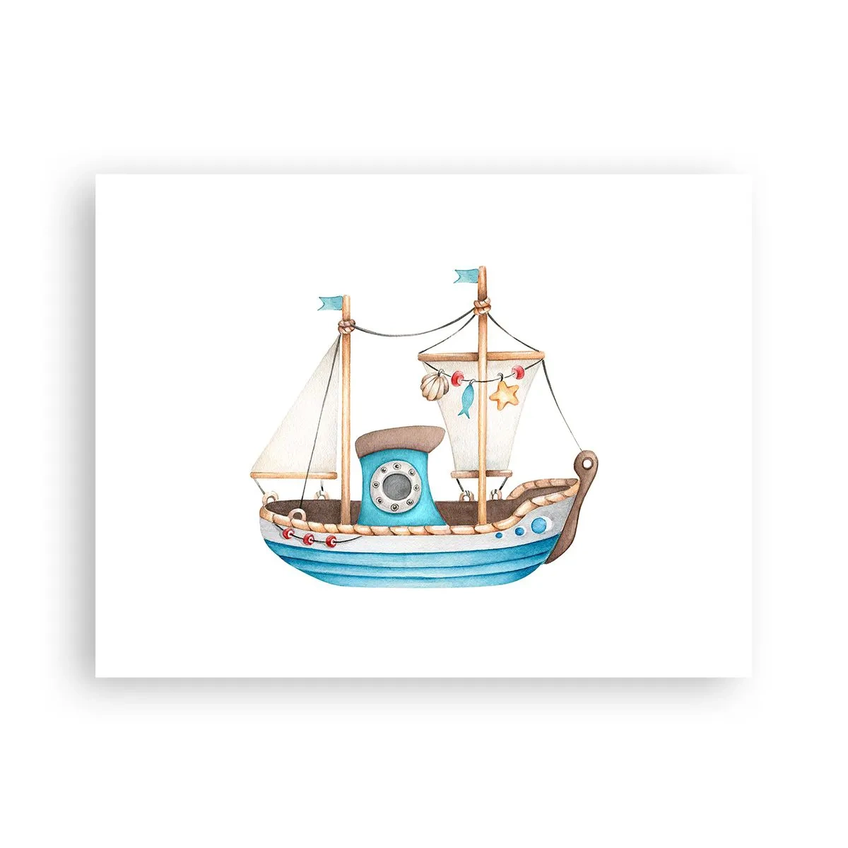 Plakat - Ahoj, przygodo! - 40x30 cm