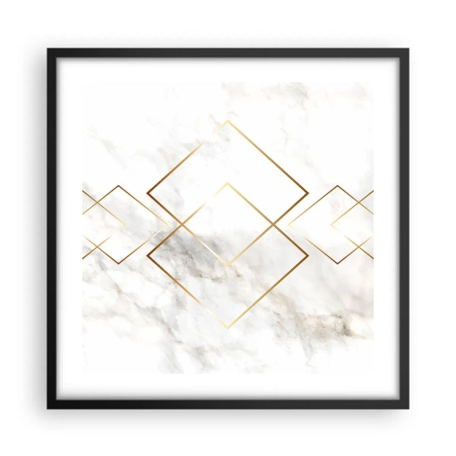 Plakat w czarnej ramie - Widok na nieskończoność - 50x50 cm