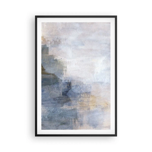 Plakat w czarnej ramie - Tony i akordy barw - 61x91 cm