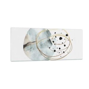 Obraz na szkle - W objęciach przestrzeni - 100x40 cm
