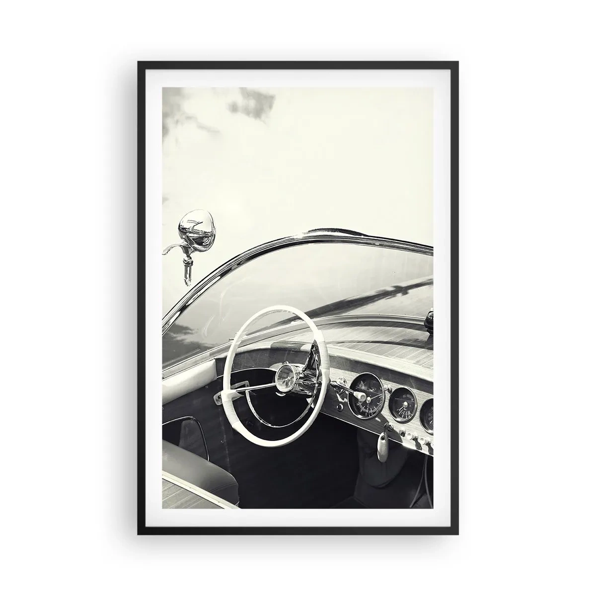 Plakat w czarnej ramie - Pogoda dla bogaczy - 61x91 cm