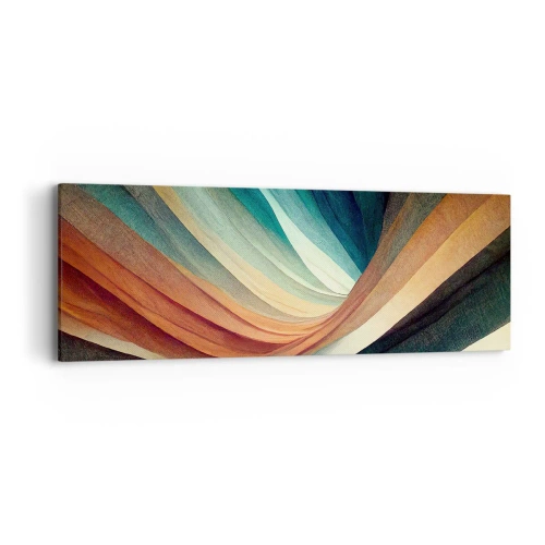 Obraz na płótnie - Utkane z barw - 90x30 cm
