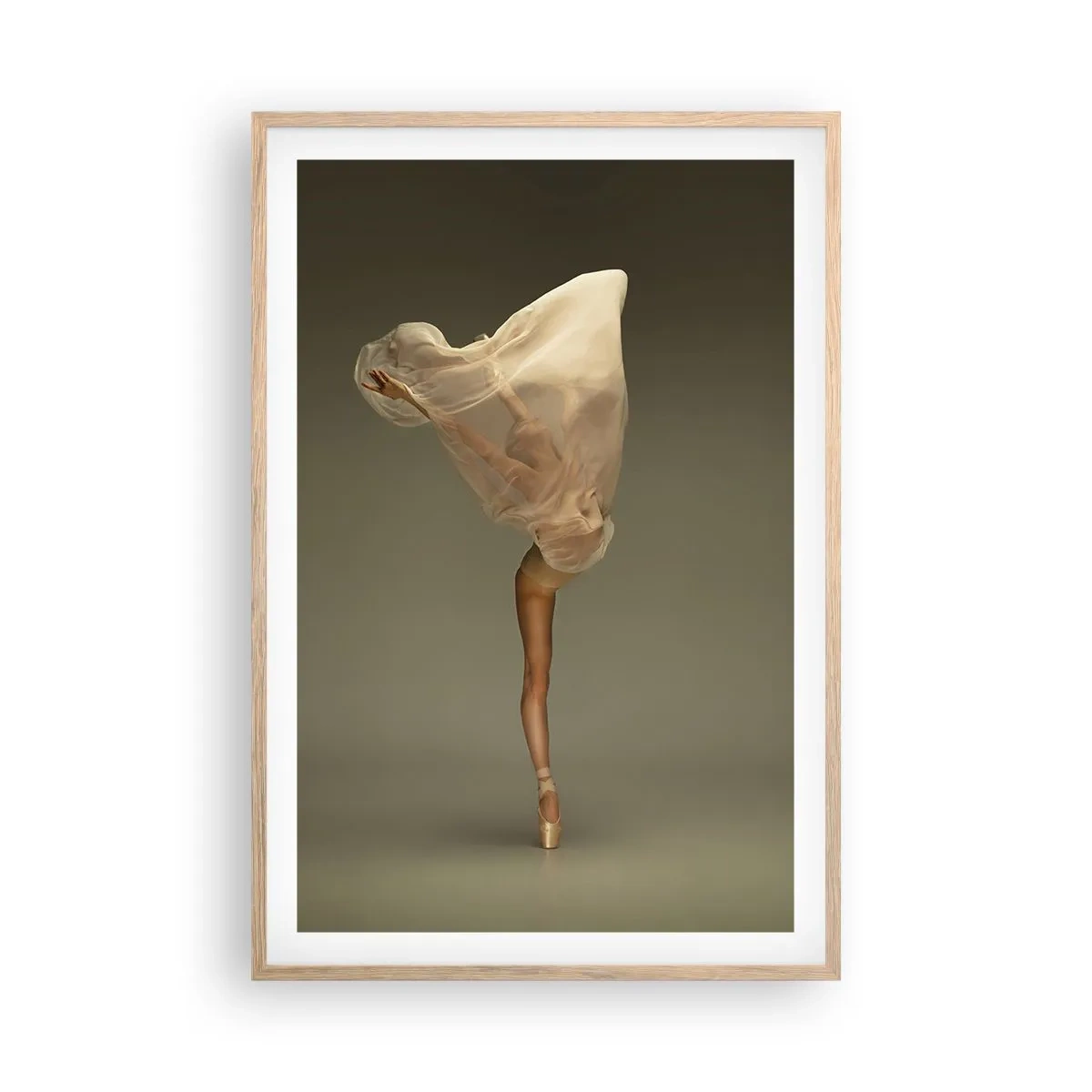 Plakat w ramie jasny dąb - Zaraz wzleci - 61x91 cm