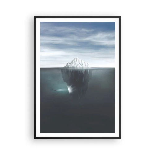 Plakat w czarnej ramie - Podwodna tajemnica - 70x100 cm
