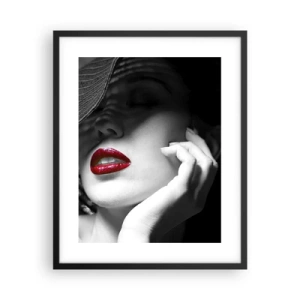 Plakat w czarnej ramie - Studium w szkarłacie - 40x50 cm