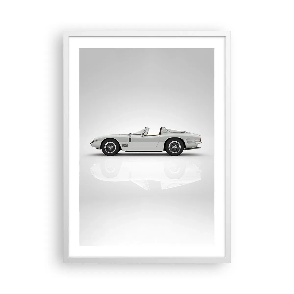 Plakat w białej ramie - Obietnica zabawy - 50x70 cm