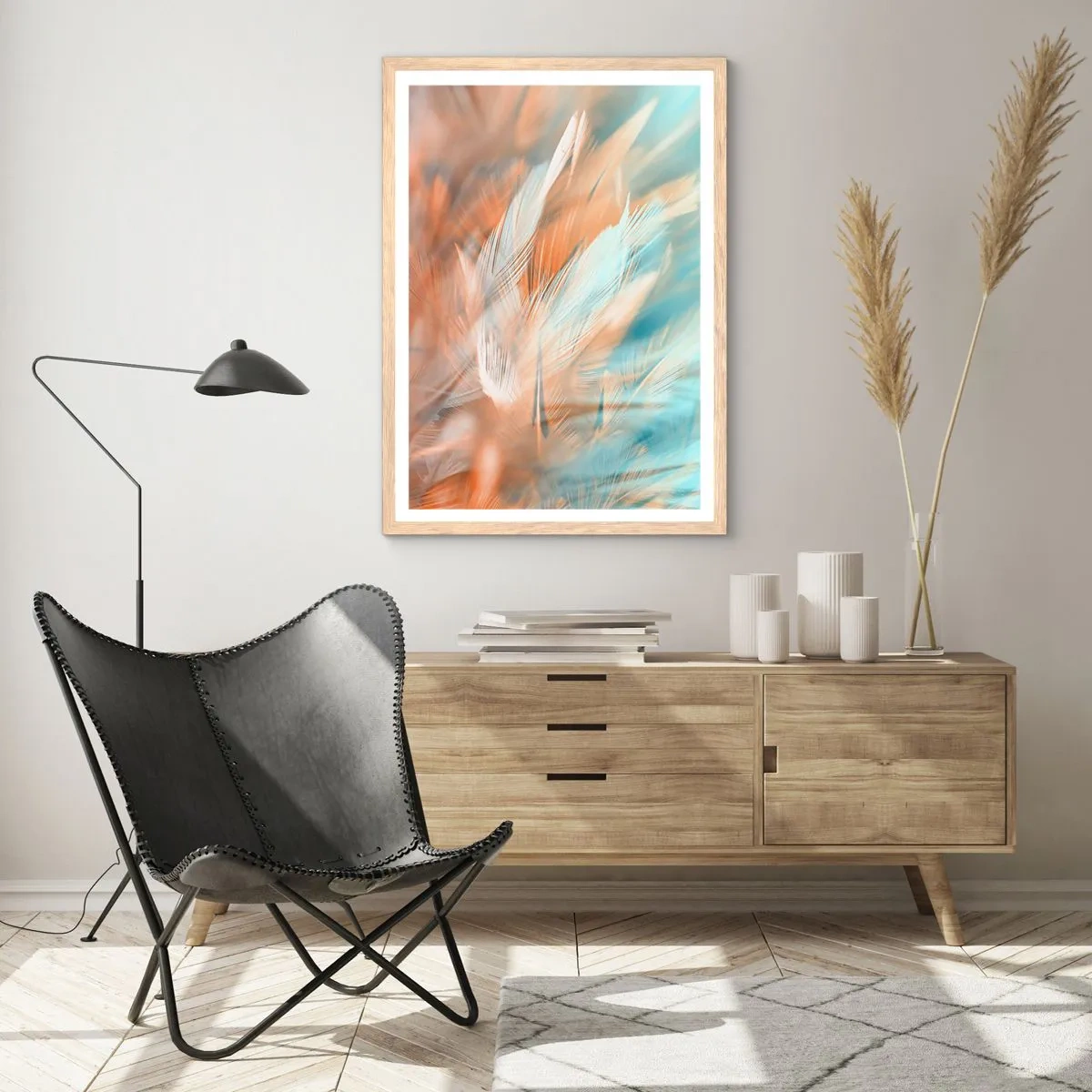 Plakat w ramie jasny dąb - W krainie łagodności - 40x50 cm