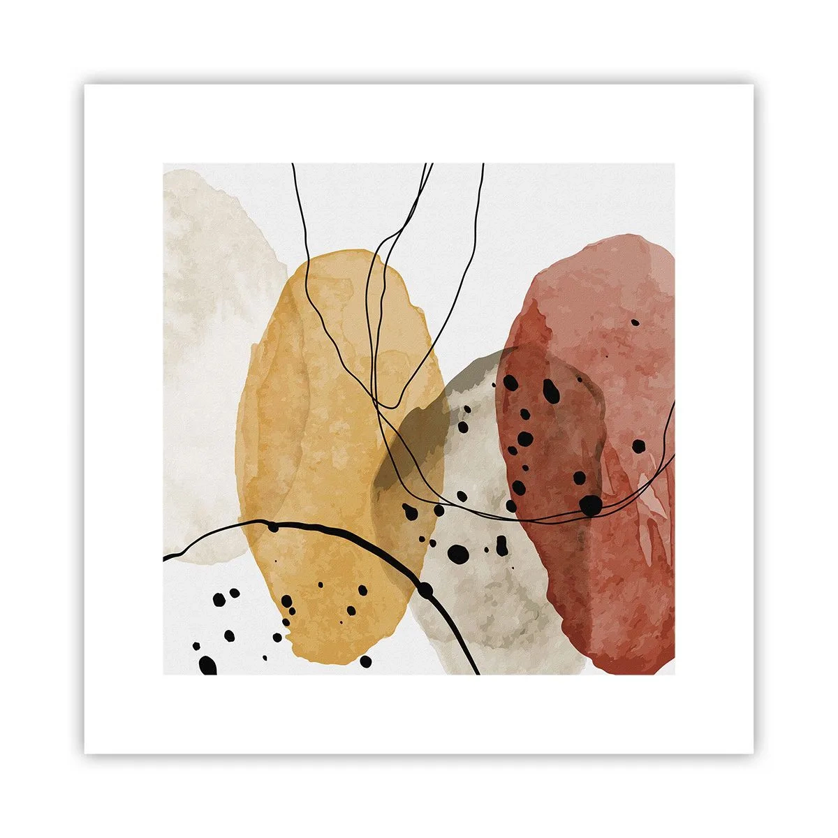 Plakat - Jak powietrze lekkie, przejrzyste - 30x30 cm