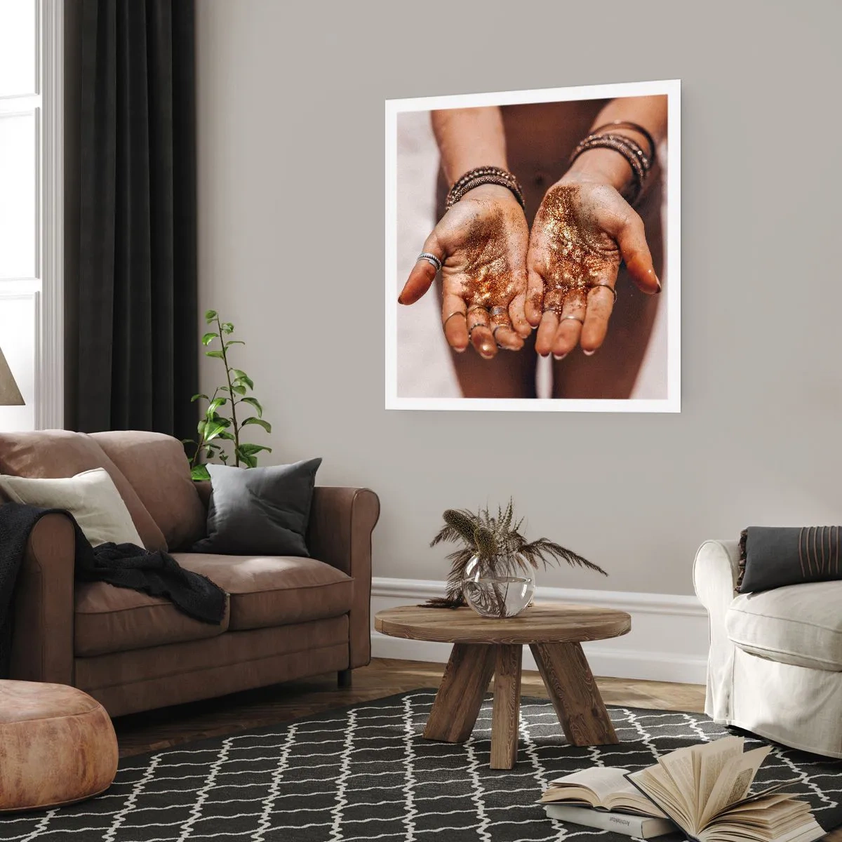 Plakat - Dar dla ciebie - 30x30 cm