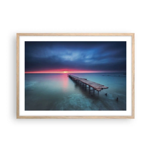 Plakat w ramie jasny dąb - Między niebem a ziemią - 70x50 cm