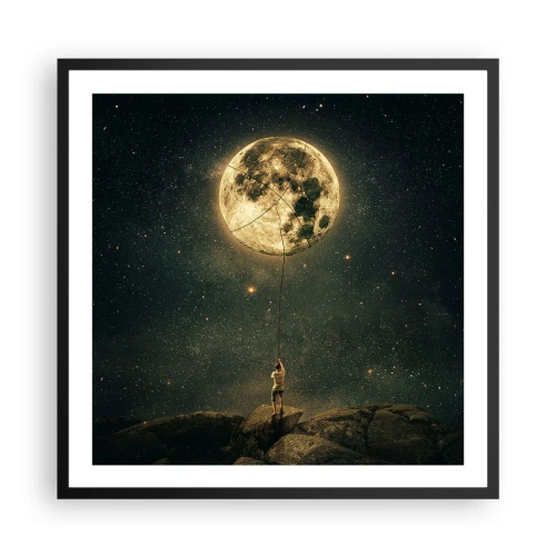 Plakat w czarnej ramie - Jeden taki, co ukradł Księżyc - 60x60 cm