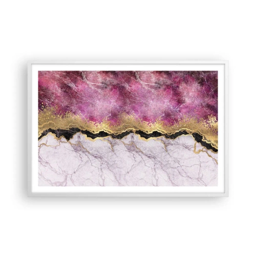 Plakat w białej ramie - Na granicy - 91x61 cm