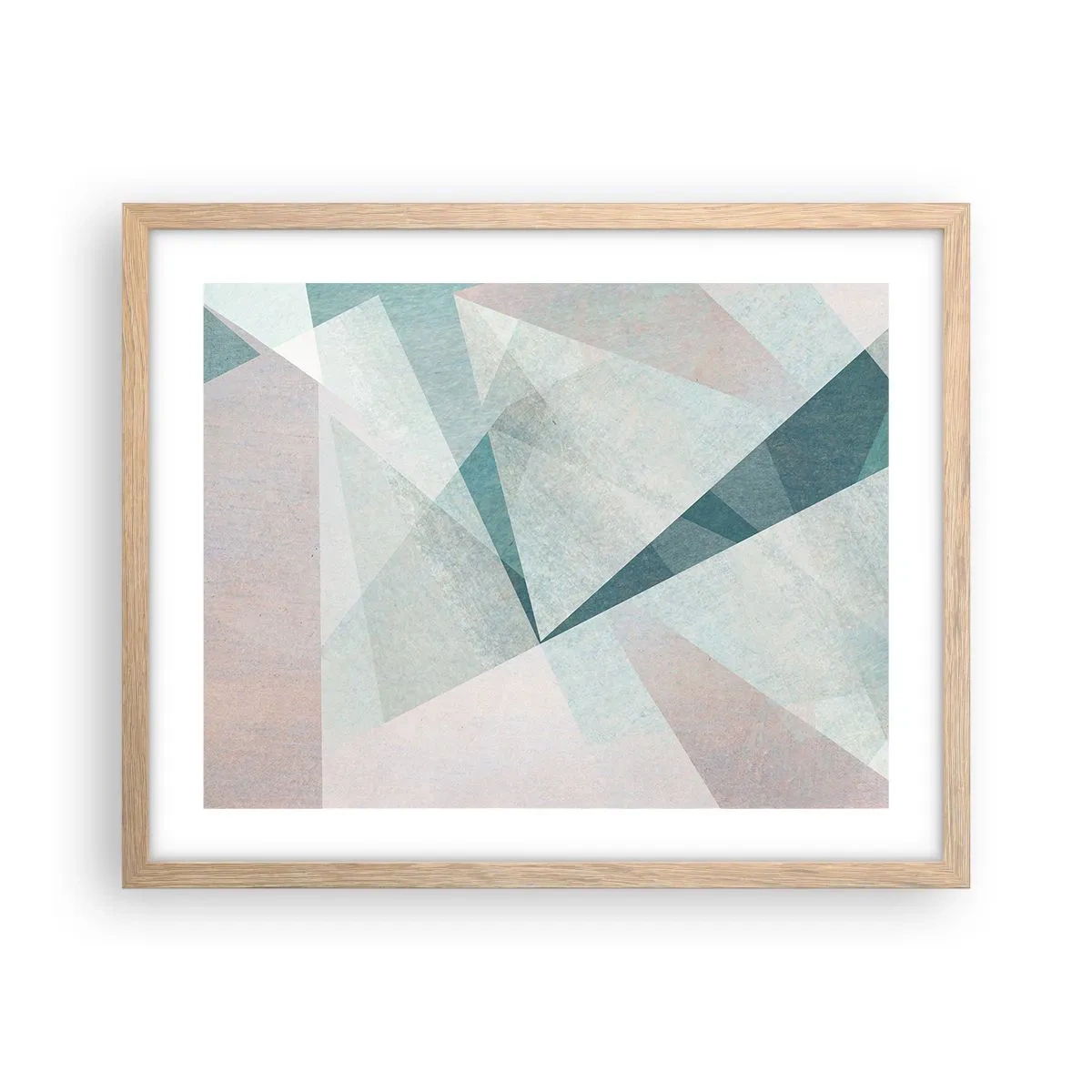 Plakat w ramie jasny dąb - Spokojnie choć dynamicznie - 50x40 cm