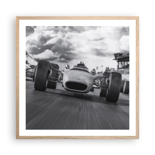 Plakat w ramie jasny dąb - Jest moc! - 60x60 cm