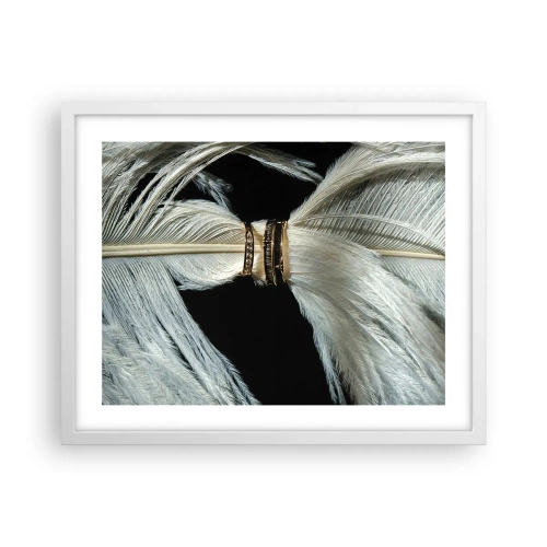 Plakat w białej ramie - ...i nie opuszczę Cię… - 50x40 cm