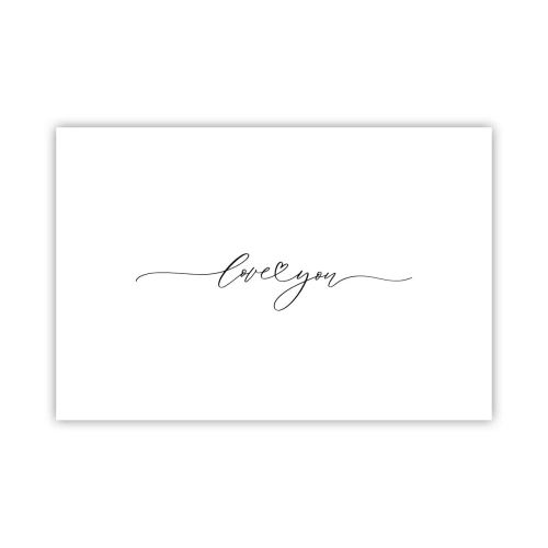 Plakat - Czarno na białym - 91x61 cm