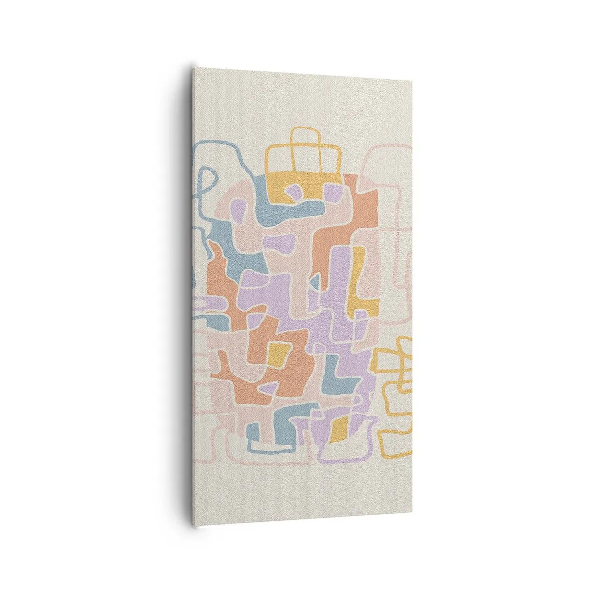 Obraz na płótnie - Labirynt – radosna przygoda - 65x120 cm