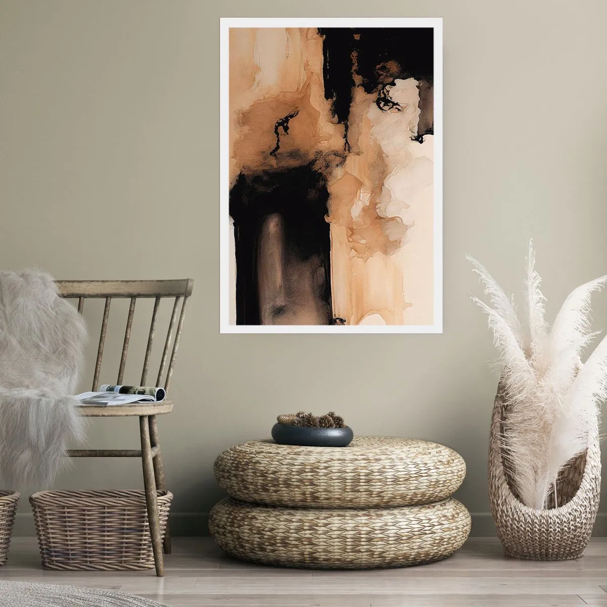 Plakat - Abstrakcja intrygująca - 61x91 cm
