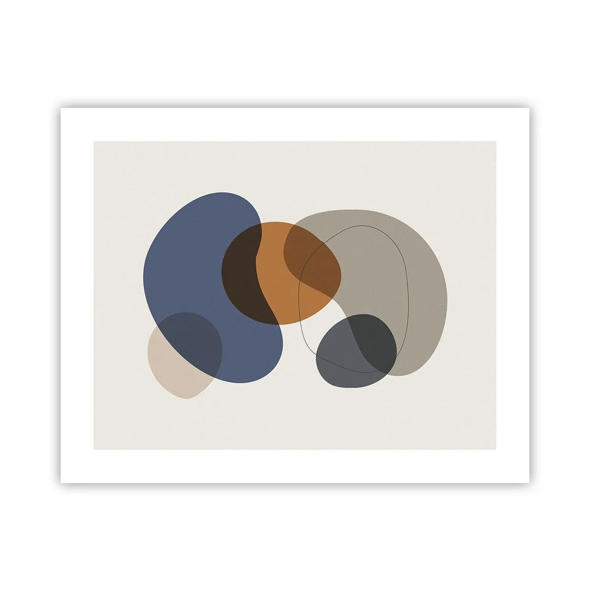 Plakat - Krople barw - 50x40 cm