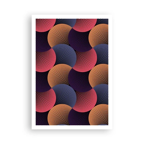 Plakat - W kolistym rytmie - 70x100 cm