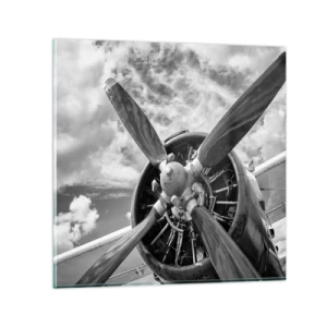 Obraz na szkle - Pogromca przestworzy - 70x70 cm