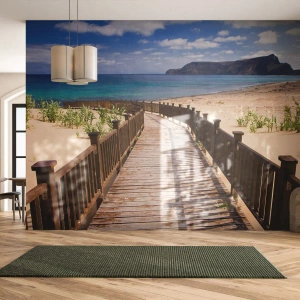 Fototapeta Standard Eco - Zabierz mnie na wyspy szczęśliwe - Krajobraz, Plaża, Madera - 300x210 cm