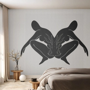Fototapeta Premium Sand - Wspólna dusza - Ludzie, Minimalistyczny, Bliźnięta - 400x280 cm