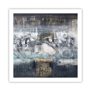 Plakat - Jak po lodzie, jak po grudzie - 60x60 cm