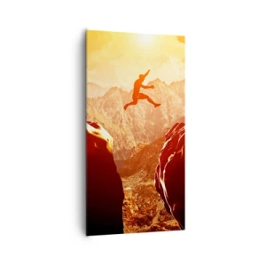 Obraz na płótnie - Przekraczając granice - 65x120 cm