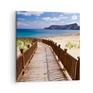 Obraz na płótnie - Zabierz mnie na wyspy szczęśliwe - 70x70 cm