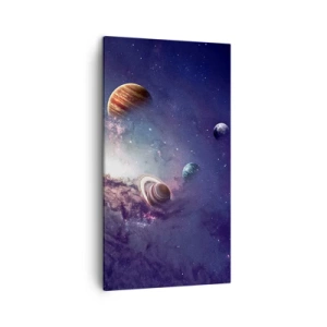 Obraz na płótnie - Układ słoneczno-taneczny - 45x80 cm