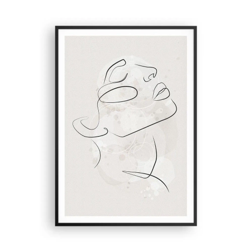 Plakat w czarnej ramie - Zarys marzenia - 70x100 cm