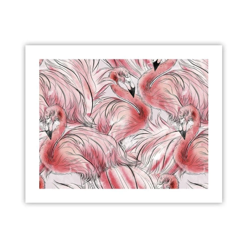 Plakat - Ptasi corps de ballet - 50x40 cm