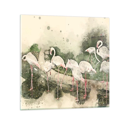 Obraz na szkle - Egzotyczny sen - 40x40 cm