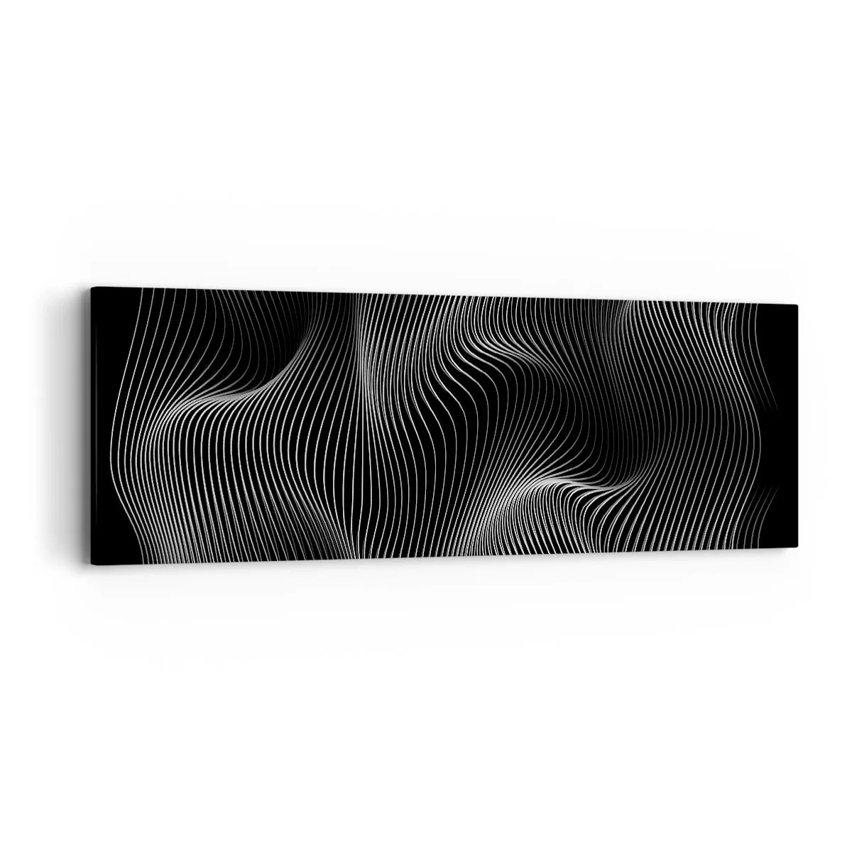 Obraz na płótnie - Taniec światła w przestrzeni - 90x30 cm