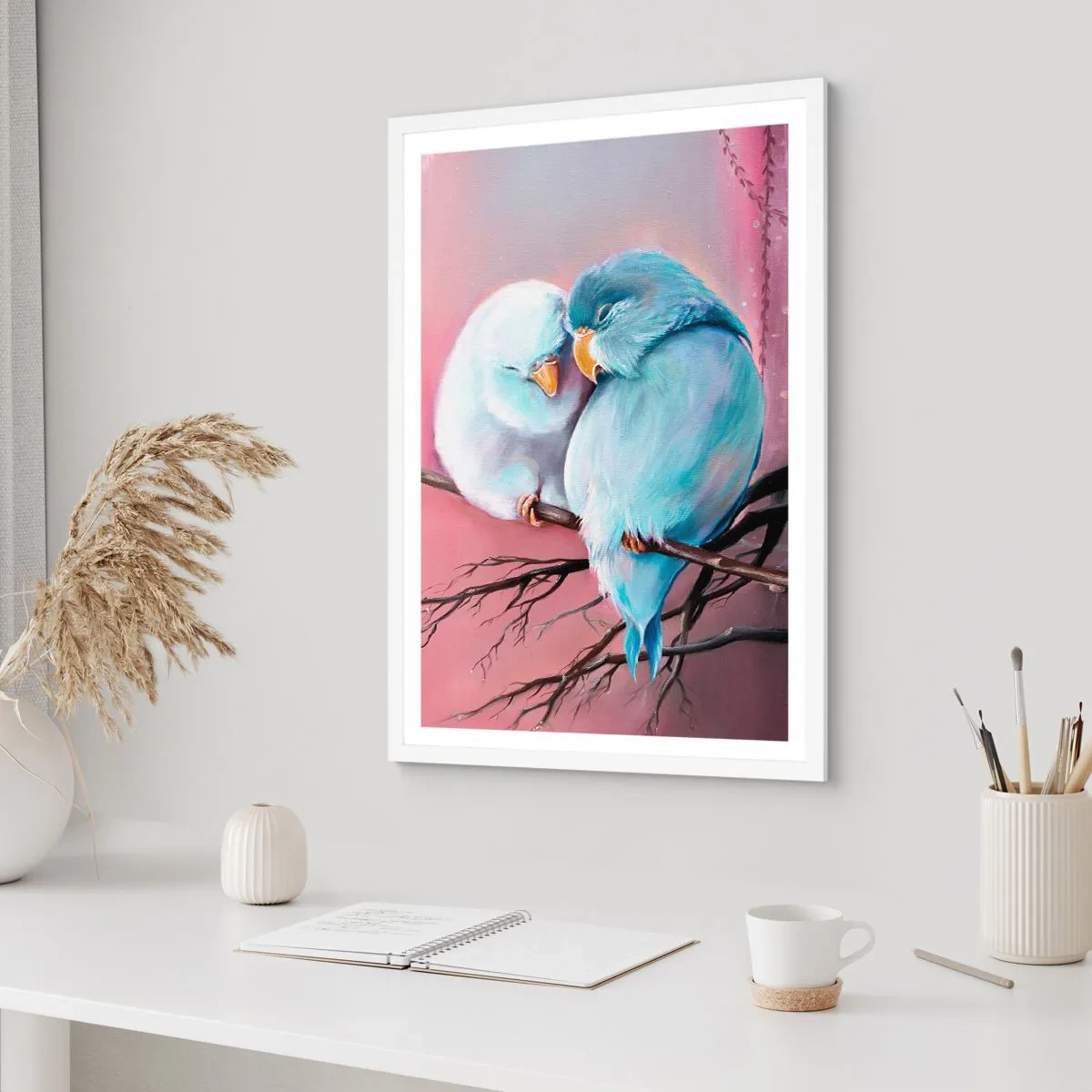Plakat w białej ramie - Cóż tu dodać?… - 50x70 cm