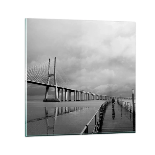 Obraz na szkle - Każdemu co mu się należy - 50x50 cm