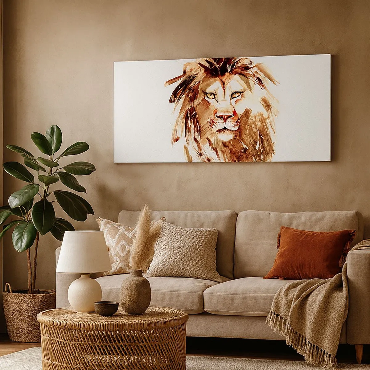 Obraz na płótnie - Siła i godność - 100x40 cm