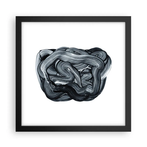 Plakat w czarnej ramie - To nie takie proste - 30x30 cm