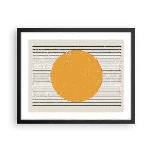 Plakat w czarnej ramie - Siła prostoty - 50x40 cm