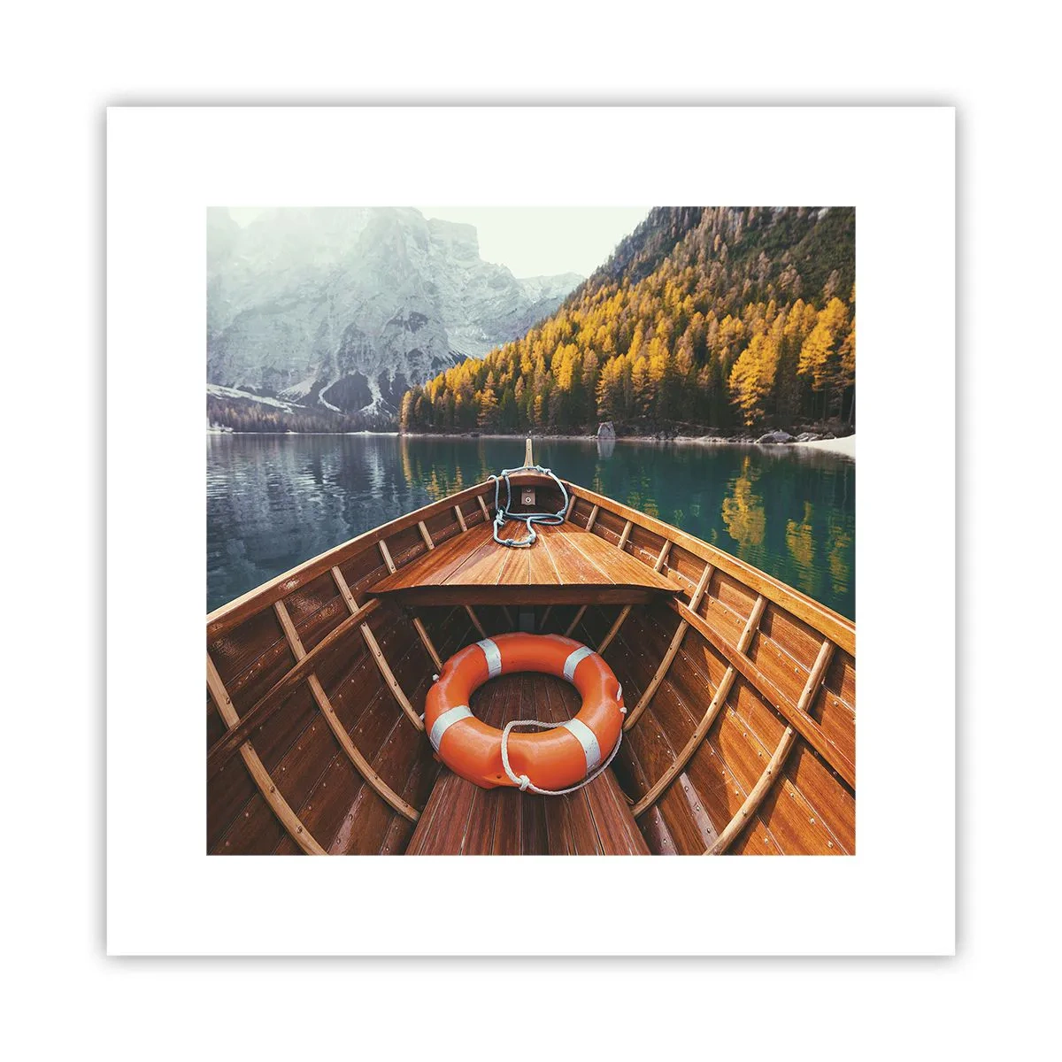 Plakat - Górska wycieczka - 30x30 cm
