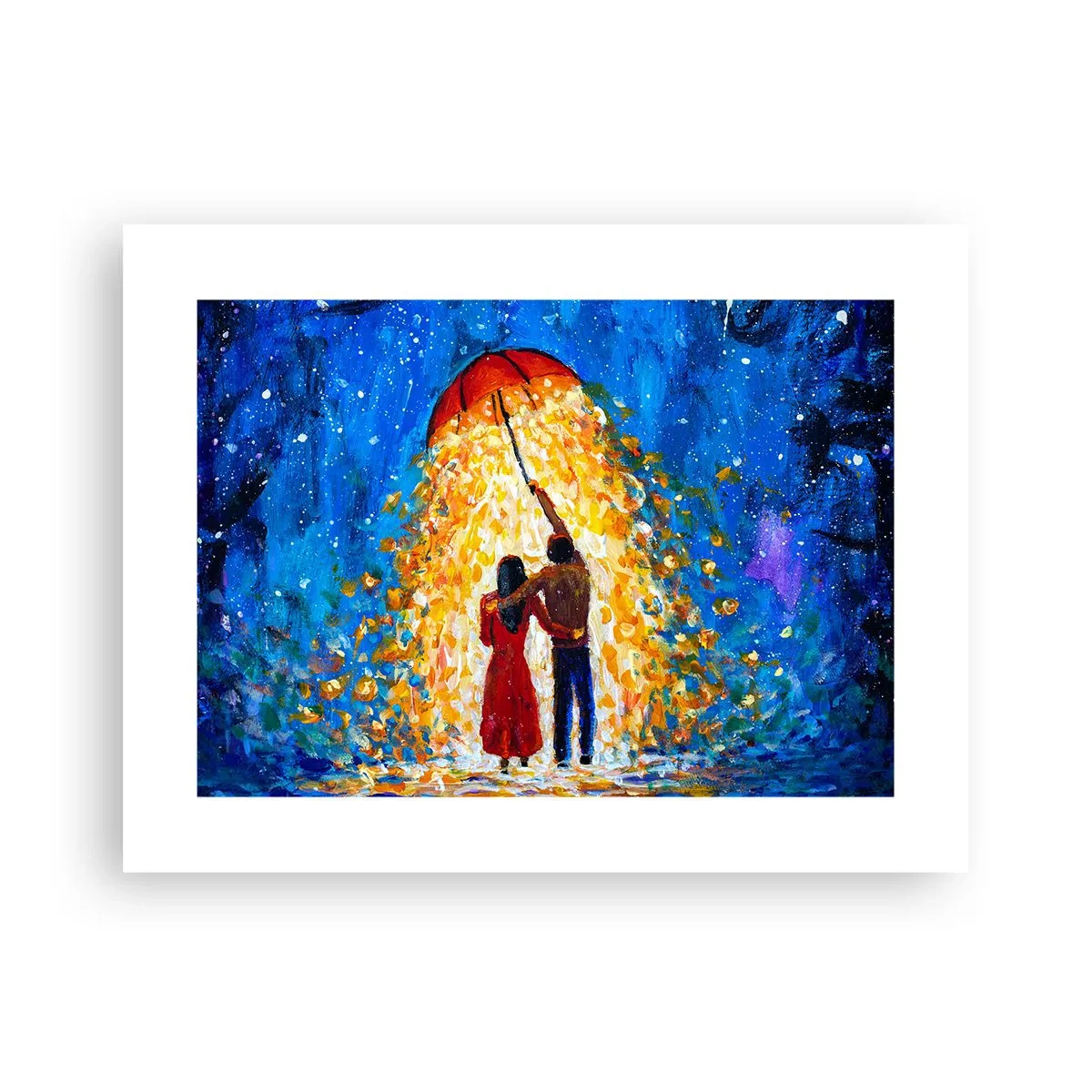 Plakat - Magia deszczowego wieczoru? - 40x30 cm