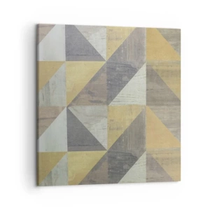 Obraz na płótnie - Pod kątem trójkąta - 50x50 cm