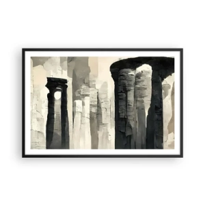 Plakat w czarnej ramie - Majestat antyku - 91x61 cm