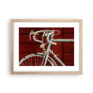 Plakat w ramie jasny dąb - Stworzony do zwycięstw - 40x30 cm