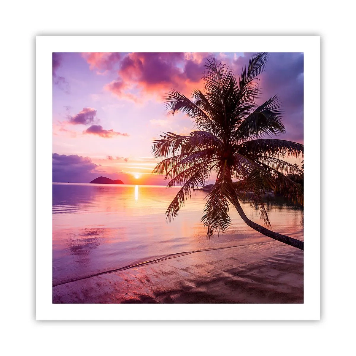 Plakat - Błogość aż po horyzont - 60x60 cm