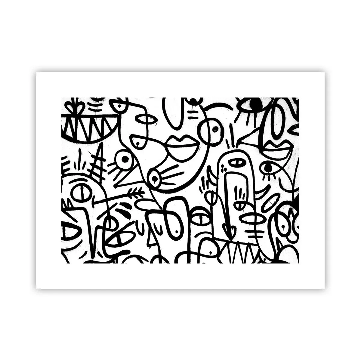 Plakat - Twarze i miraże - 40x30 cm