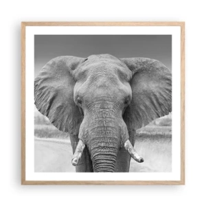 Plakat w ramie jasny dąb - Witaj w moim świecie - 60x60 cm
